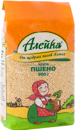 Крупа "Алейка" Пшено шлифованное 900 гр.