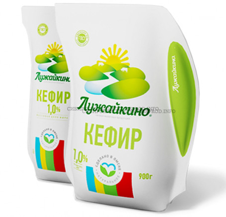 Кефир 1% "Лужайкино" кувшин 0,900 гр.
