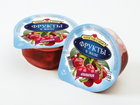 Желе плодово-ягодное «ВИШНЯ В ЖЕЛЕ» 150 г