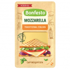 Моцарелла сыр Bonfesto 40% слайсы 120 г