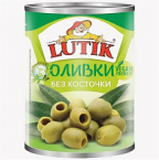Оливки LUTIK  без косточки 280г ж/б с/к 