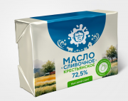 Масло сливочное Крестьянское 72,5% ТМ Сливкин дом 150 гр