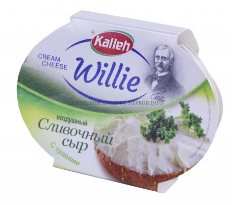 Сыр Сливочный с травами 69% "Kalleh Willie" 130 гр.