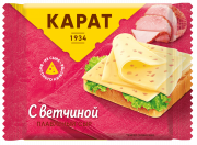 Сыр плавленый ломтиками с ветчиной 25% 130 г