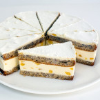 Торт грушевый с рикоттой 12 порций 1,35 кг/кор Питер Фрост