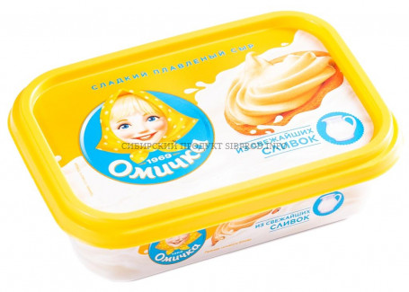 Сыр плавленый "Омичка" 180 гр.