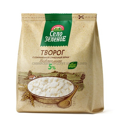 Творог 5% "Село Зеленое" 200 г