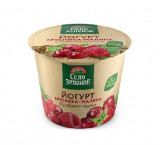 Йогурт Брусника-Малина 3,5% "Село Зеленое" 120 г