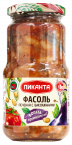 Фасоль печеная с баклажанами 470 г ст/б /Пиканта/ 