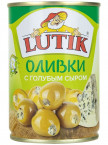 Оливки LUTIK с голубым сыром 280г ж/б с/к 