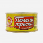 Печень трески натуральная 120г ж/б/Вкусные консервы/