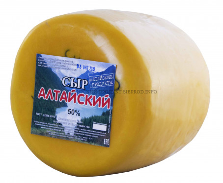 Алтайский сыр 50% СОЛТОНСКИЙ МСЗ цилиндр