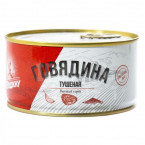 Говядина тушеная ГОСТ в/с 325г ж/б ключ/За Родину/