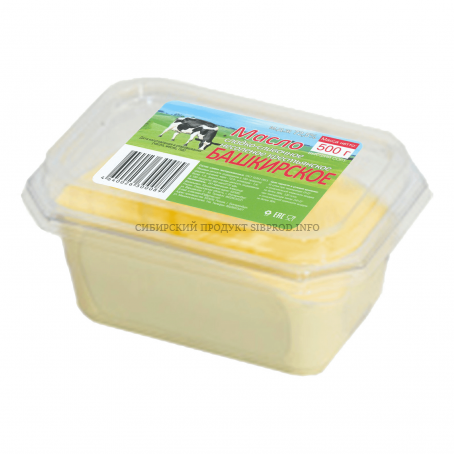 Масло сливочное БЗМЖ Башкирское 72,5% 500 г