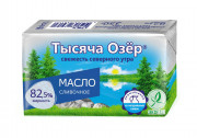 Масло сливочное 82,5% "Тысяча Озер " 350 г
